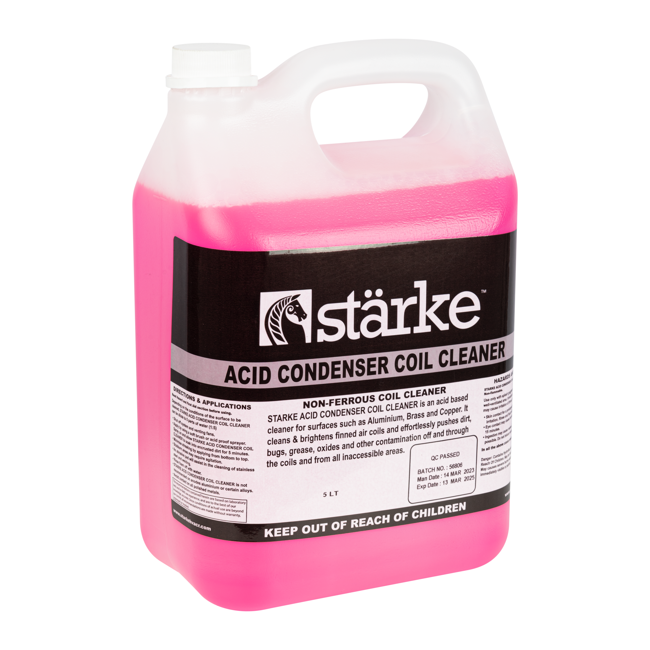 Acid Condenser Coil Cleaner 5L | HVAC & AC Coil Cleaner | Starke (view 2)