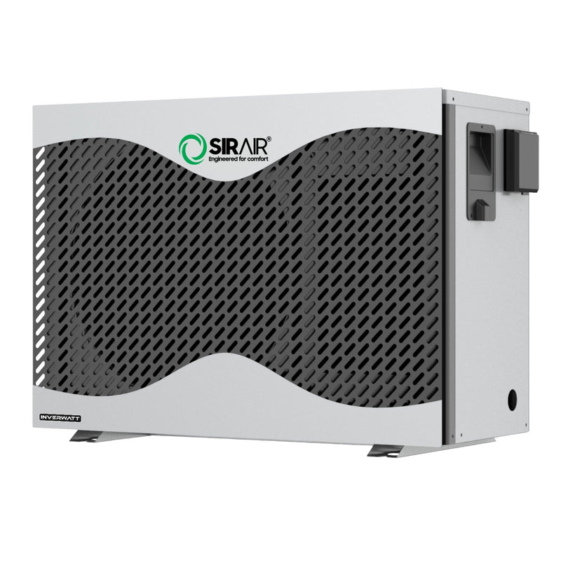 Sirair 10kW Inverter Pool Heat Pump - Wifi Smart - Silent Smart Heating