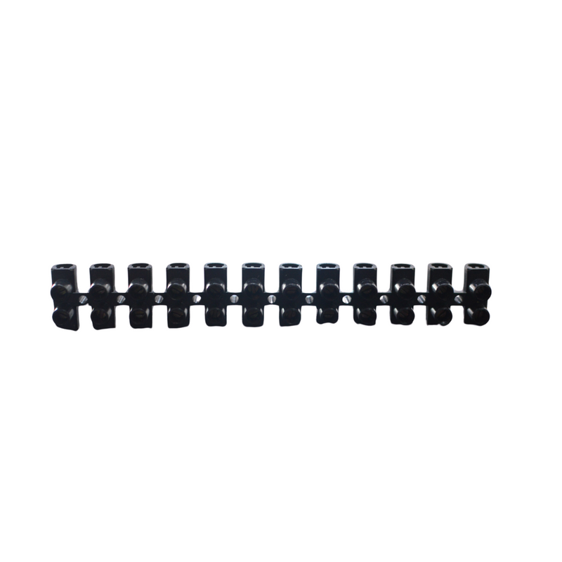 Strip Connnector 15AMP Black (Sold Per Strip)