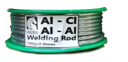 100g, Starke Aluminium Welding Rod (6mmx2mm)