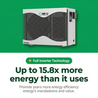 Sirair 7.7kW Inverter Pool Heat Pump - Wifi Smart - Silent Smart Heating (view 6)