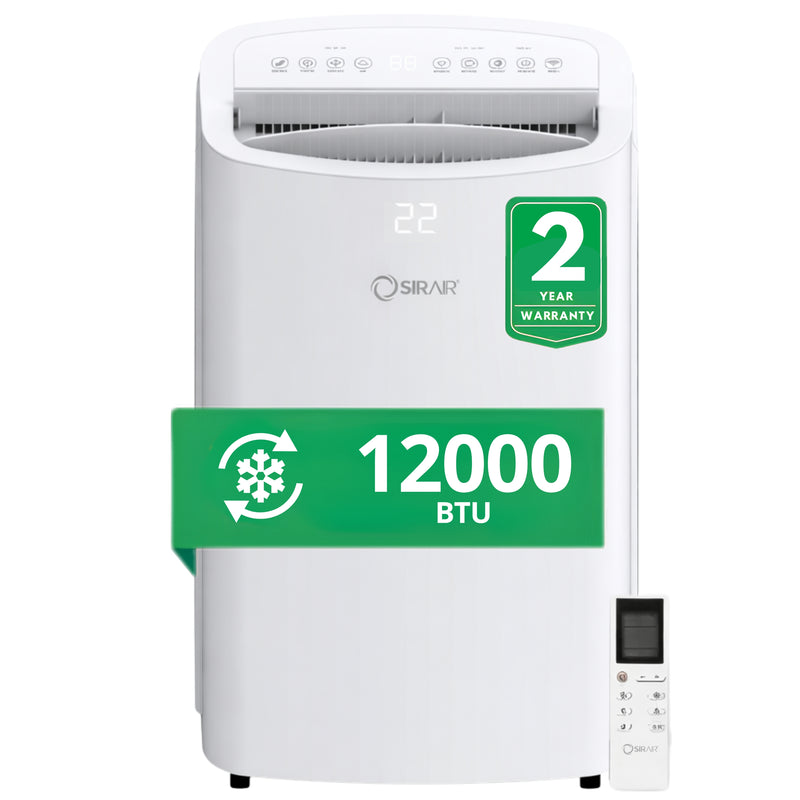 12000 BTU Portable Air Conditioner, WiFi, Heating and Cooling, Sirair