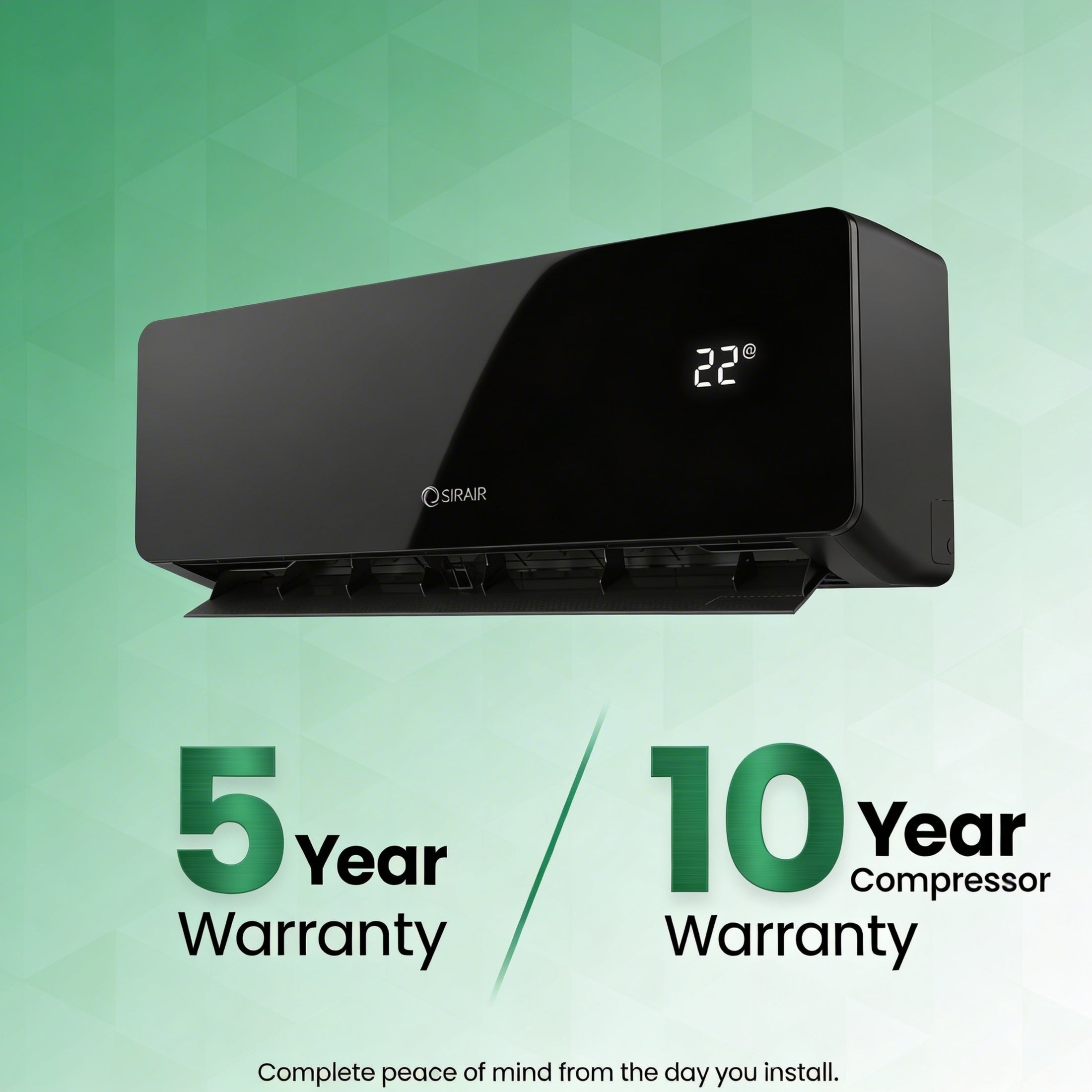 Inverter Midwall Split Air Conditioner, Omega, WiFi, Sirair