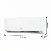 12000 BTU Non-Inverter Midwall Split Aircon + 3m Pipe Kit, Calibre Series (view 2)