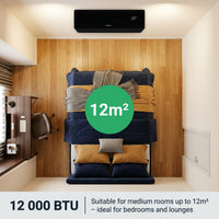 12000 BTU Inverter Midwall Split Air Conditioner, Omega, WiFi, Sirair (view 4)