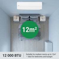12000 BTU Inverter Midwall Split Aircon + 3m Pipe Kit, Sigma, WiFi Smart (view 4)