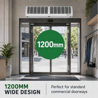 Air Curtain 1200mm with Remote – Energy-Saving Door Air Barrier – Sirair