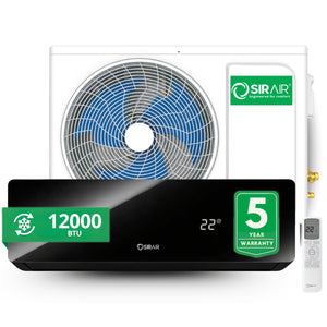 12000 BTU Inverter Midwall Split Air Conditioner, Omega, WiFi, Sirair