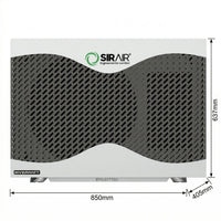 Sirair 13.2kW Inverter Pool Heat Pump - Wifi Smart - Silent Smart Heating (view 2)