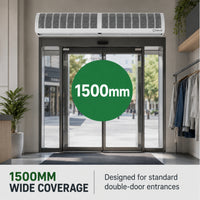 Air Curtain 1500mm with Remote – Energy-Saving Door Air Barrier – Sirair