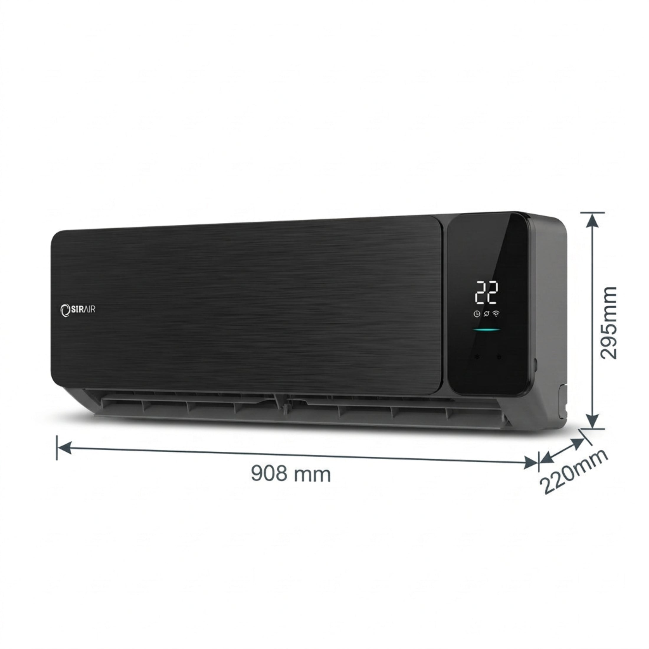 18000 BTU Inverter Midwall Split Air Conditioner, Alpha, WiFi, Sirair (view 2)