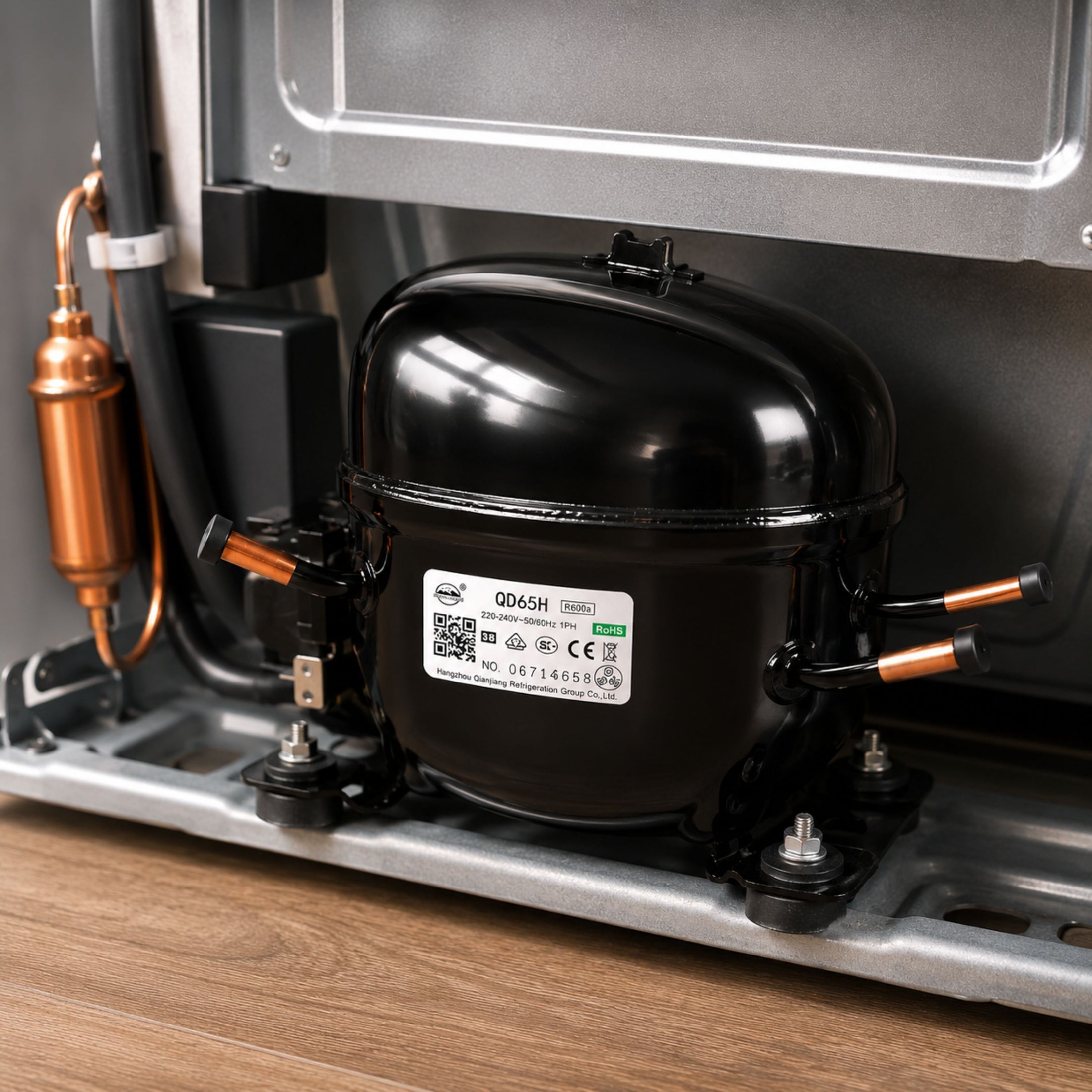 Fridge Compressor 1/5 HP R134a, Fridge & Freezer Replacement, Starke (view 4)