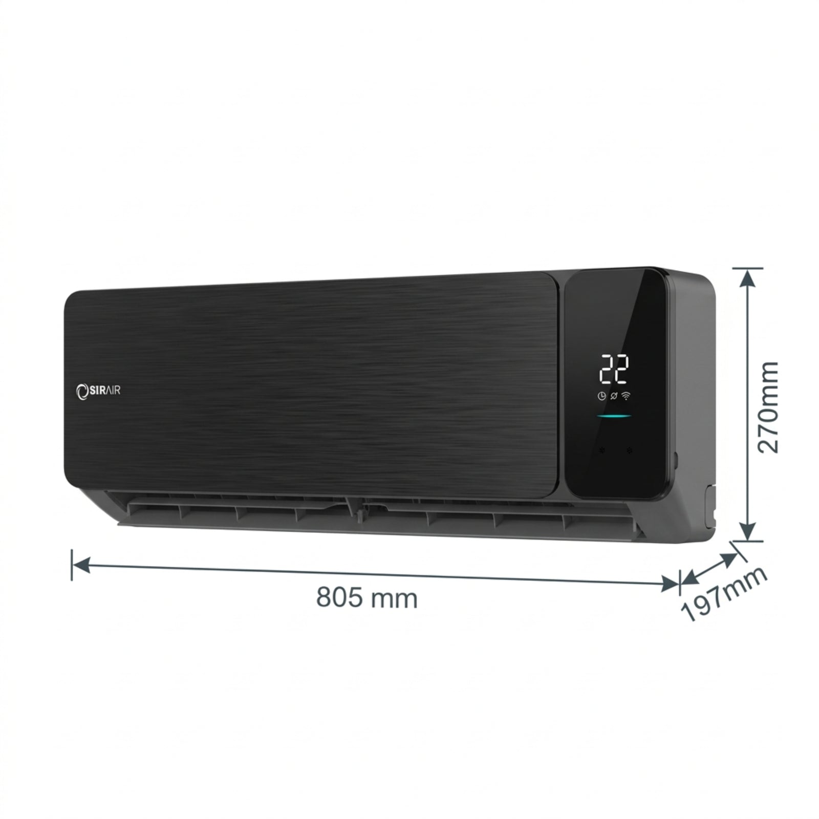 Inverter Midwall Split Air Conditioner, Alpha, WiFi, Sirair