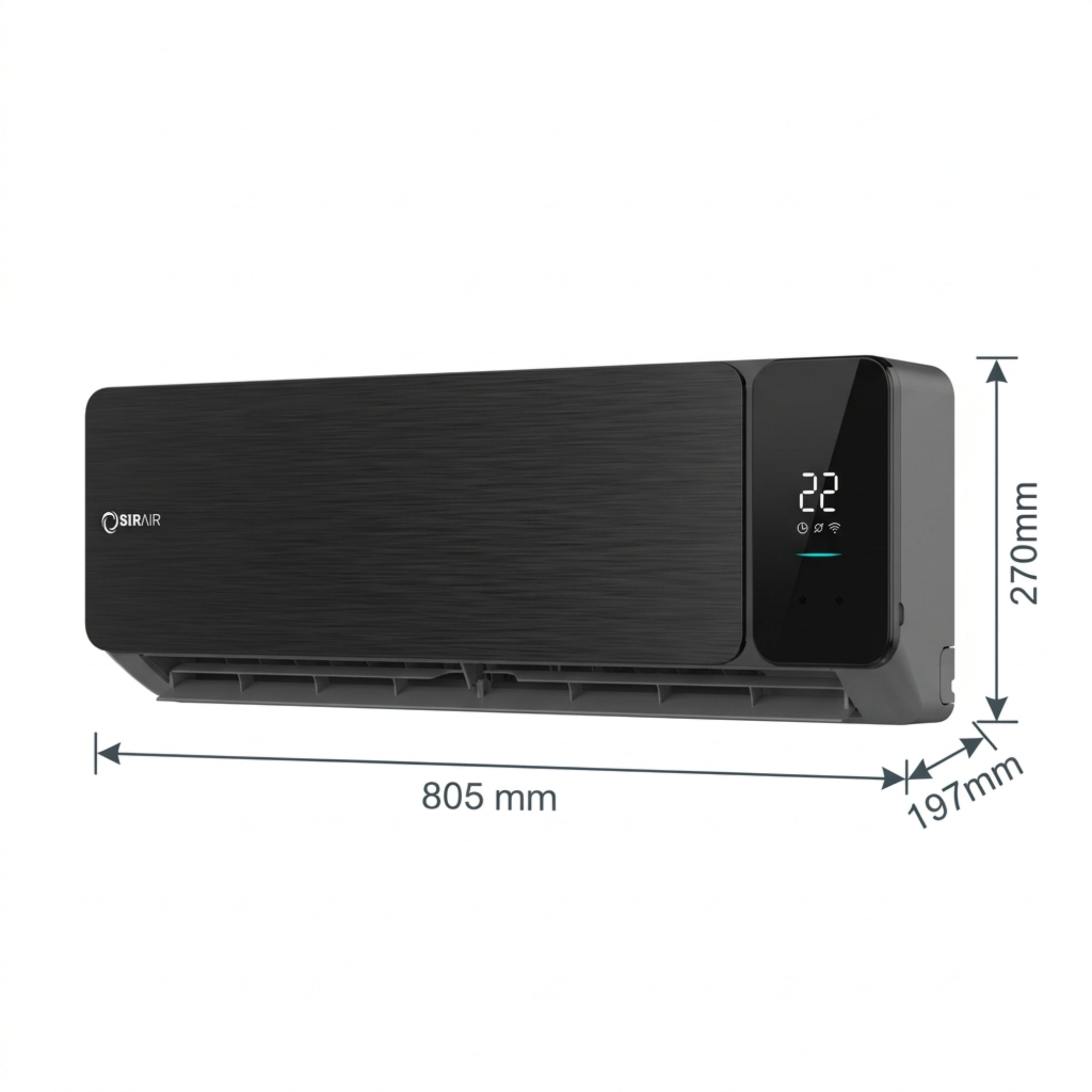 Inverter Midwall Split Air Conditioner, Alpha, WiFi, Sirair