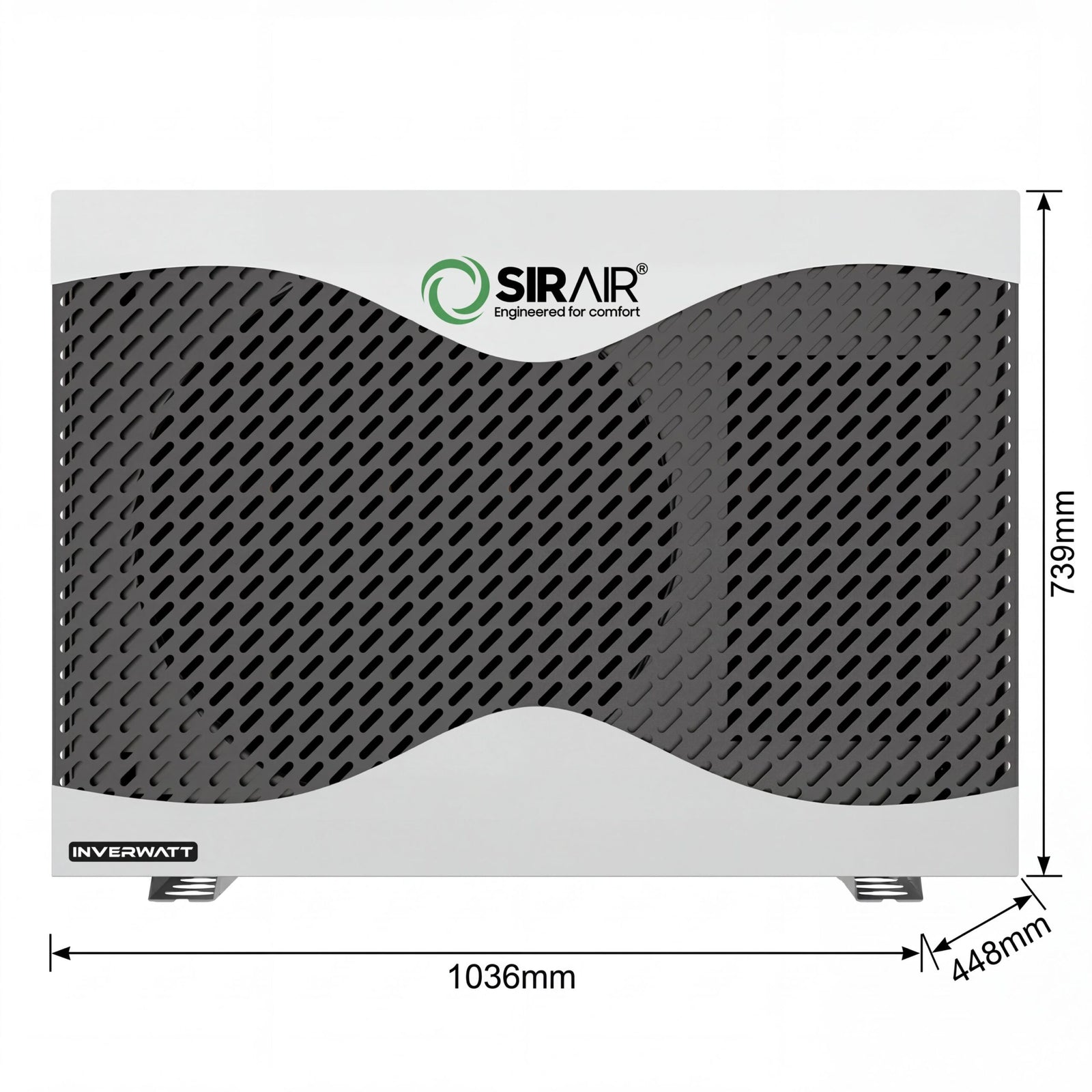 Sirair 21kW Inverter Pool Heat Pump - Wifi Smart - Silent Smart Heating (view 2)
