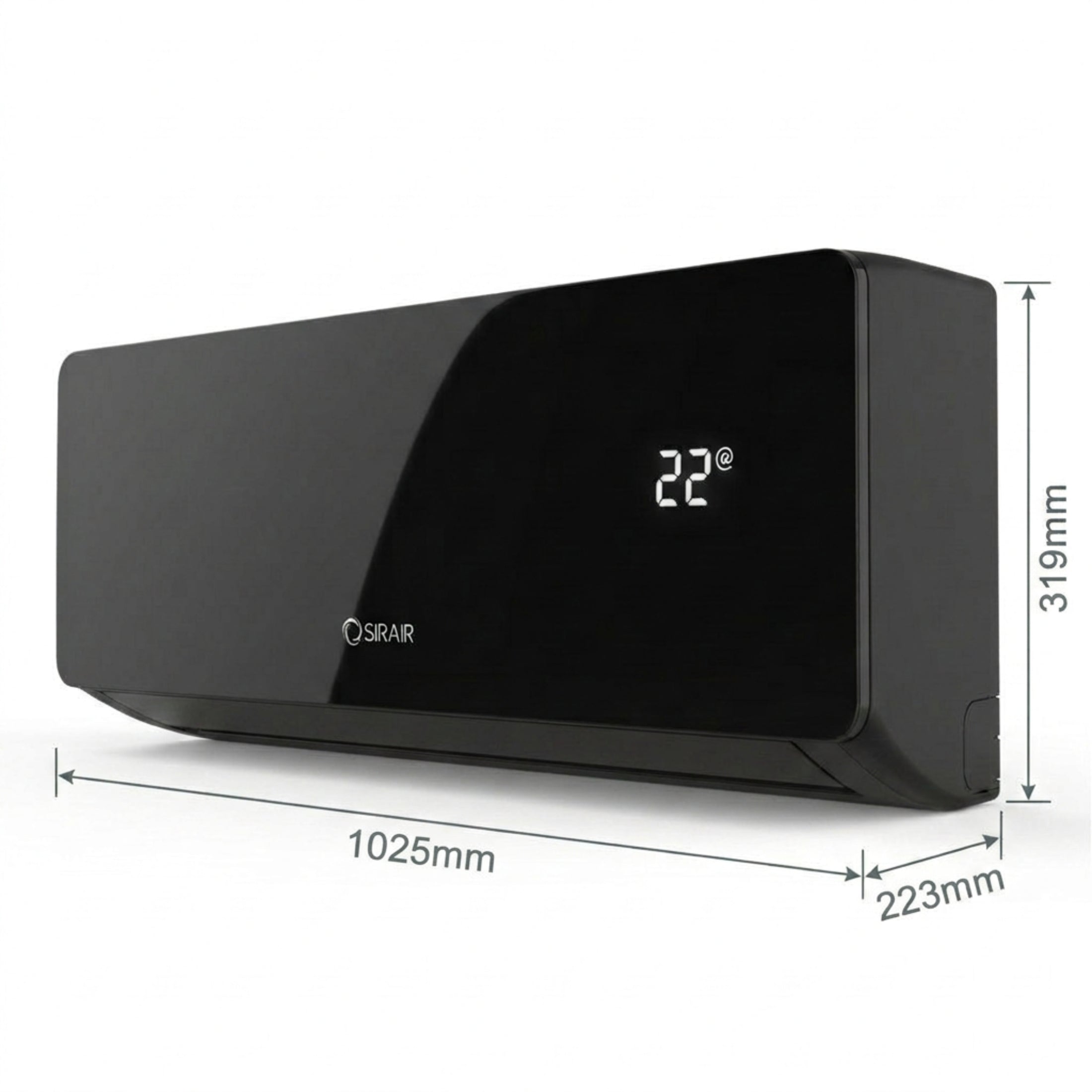 24000 BTU Inverter Midwall Split Air Conditioner, Omega, WiFi, Sirair (view 2)