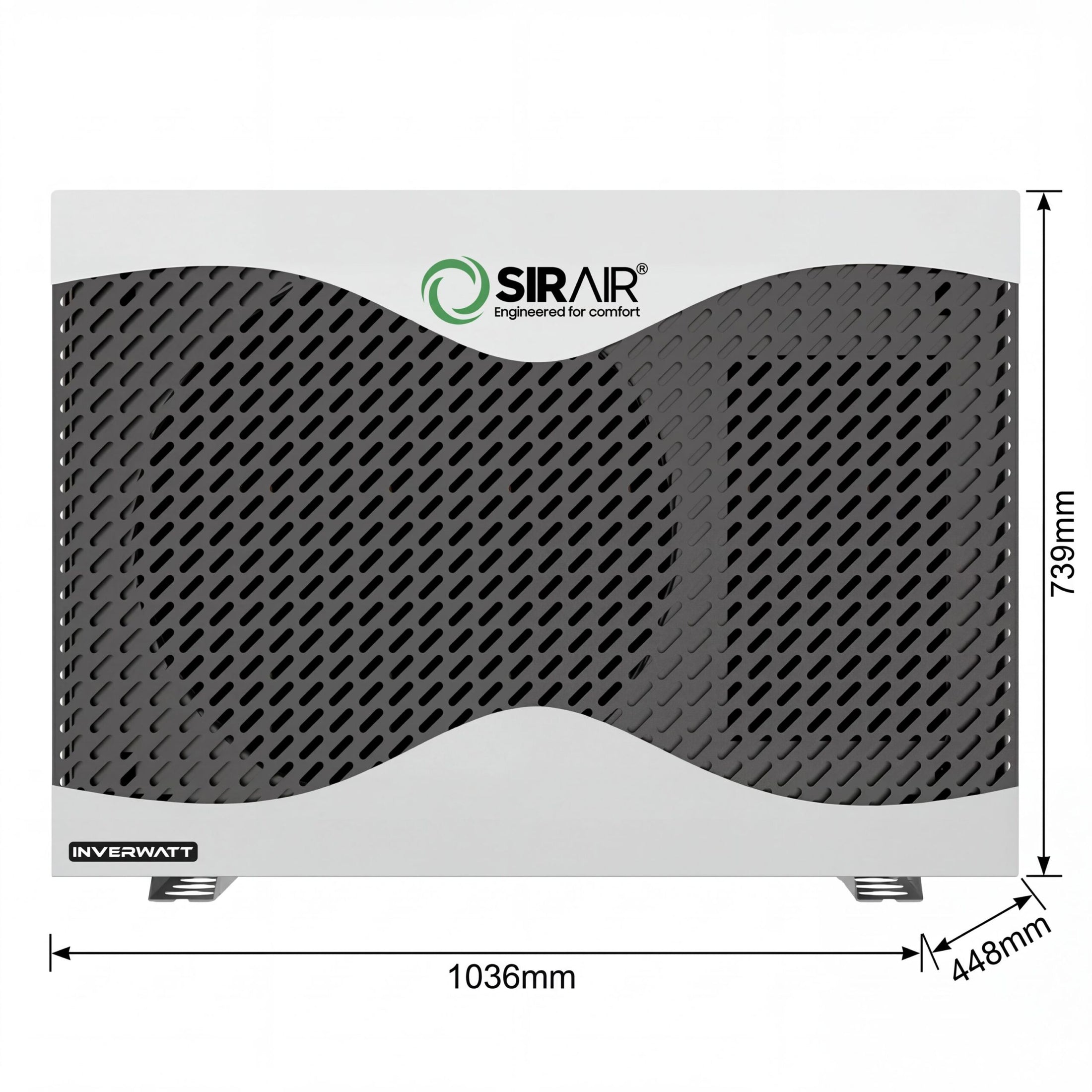 Sirair 28.2kW Inverter Pool Heat Pump - Wifi Smart - Silent Smart Heating (view 2)