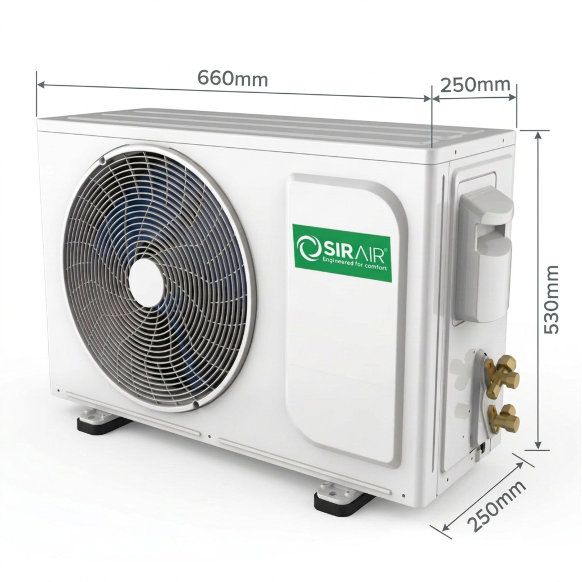 Inverter Midwall Split Air Conditioner, Alpha, WiFi, Sirair