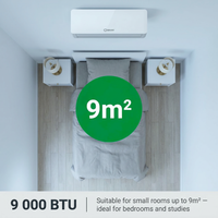 9000 BTU Non-Inverter Midwall Split Aircon + 3m Pipe Kit, Calibre Series (view 4)