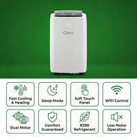 12000 BTU Portable Air Conditioner, WiFi, Heating and Cooling, Sirair (view 5)
