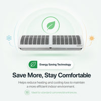 Air Curtain 1200mm with Remote – Energy-Saving Door Air Barrier – Sirair