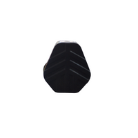 3 Pin, Starke Rubber Plug Tops (Black) (view 2)