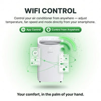 12000 BTU Portable Air Conditioner, WiFi, Heating and Cooling, Sirair (view 8)