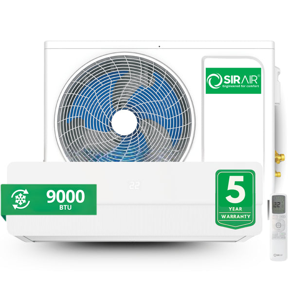 9000 BTU Inverter Midwall Split Aircon + 3m Pipe Kit, Sigma, WiFi Smart