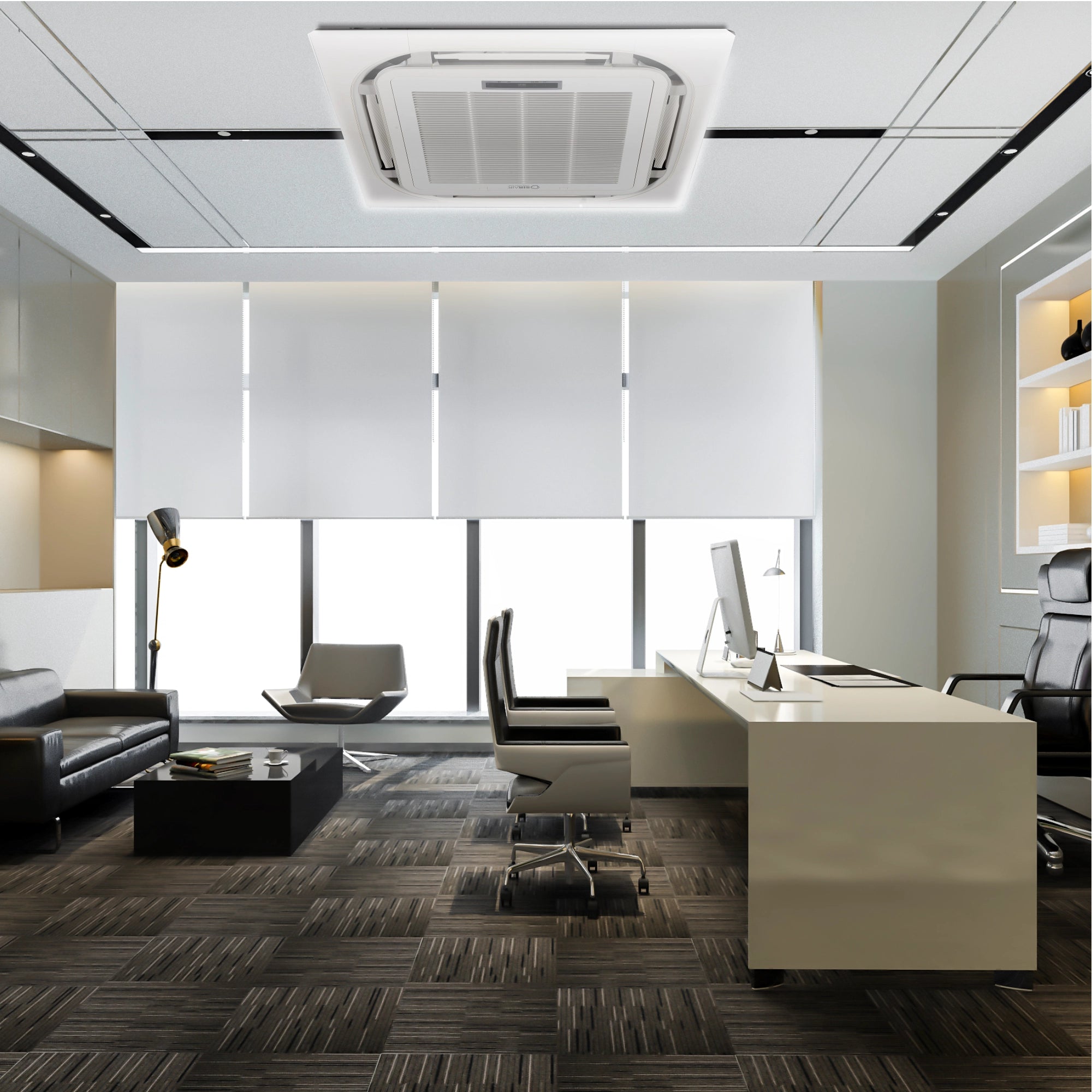 36000BTU Commercial Inverter Air Conditioner | Cassette Ceiling AC | Sirair (view 4)