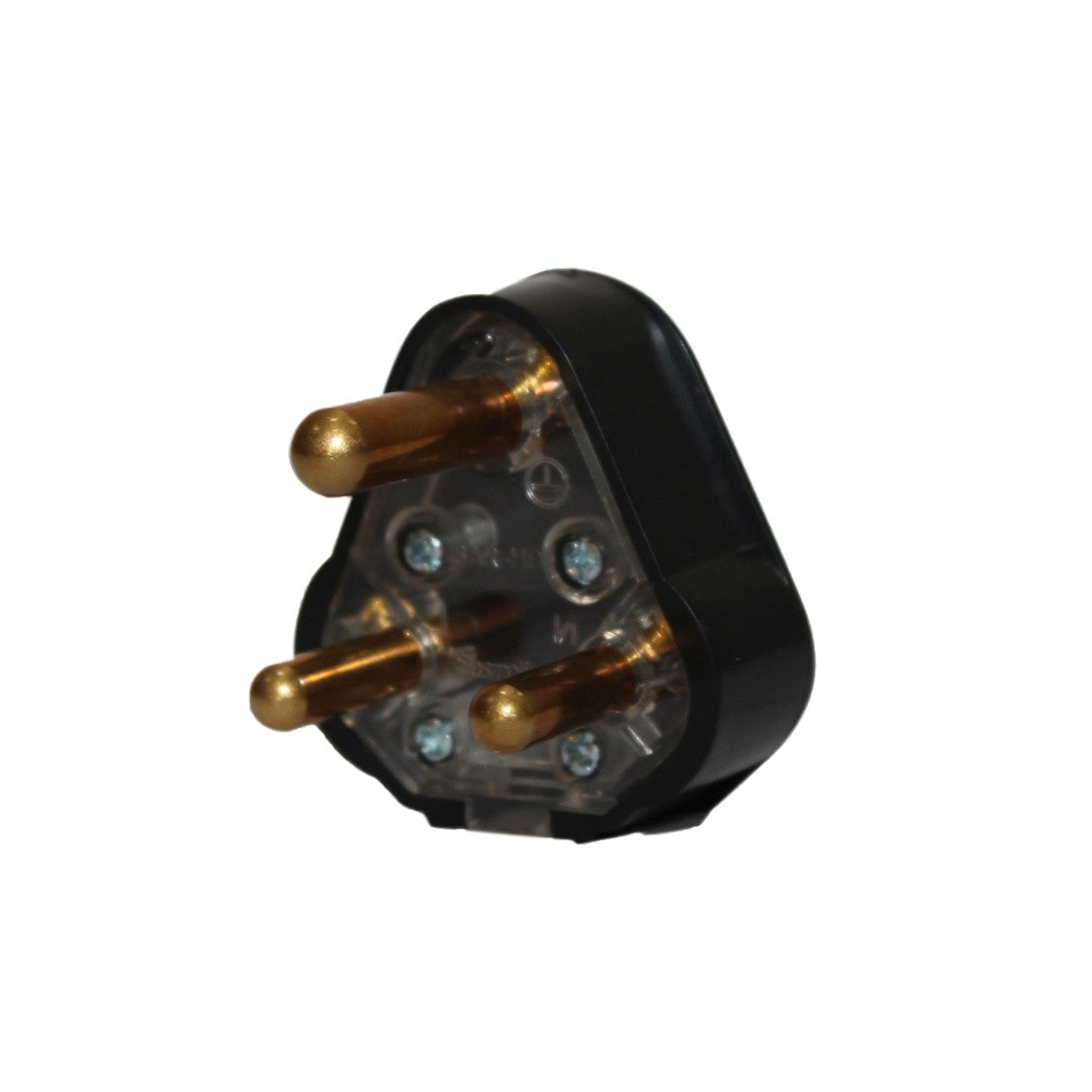 3 Pin, Starke Rubber Plug Tops (Black)