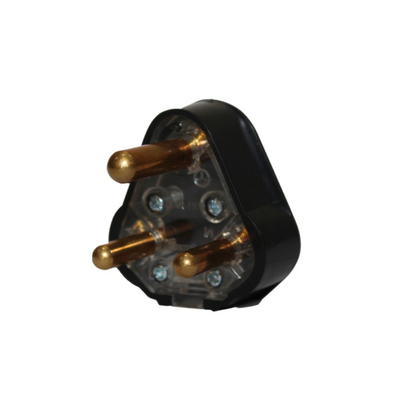 3 Pin, Starke Rubber Plug Tops (Black)