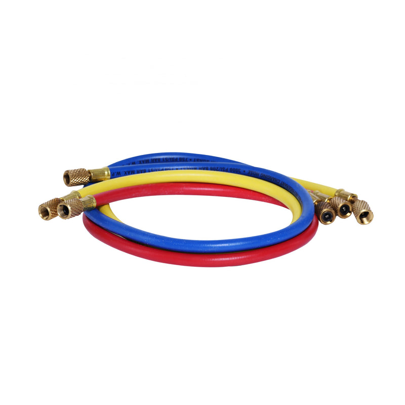Charging Hose R410A, R134a & R22 High-Pressure 3pc Set | Starke 4000
