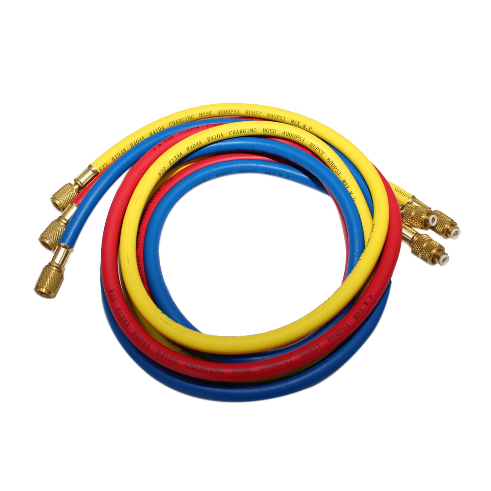 Charging Hose R410A, R134a & R22 High-Pressure 3pc Set | Starke 4000 (view 2)