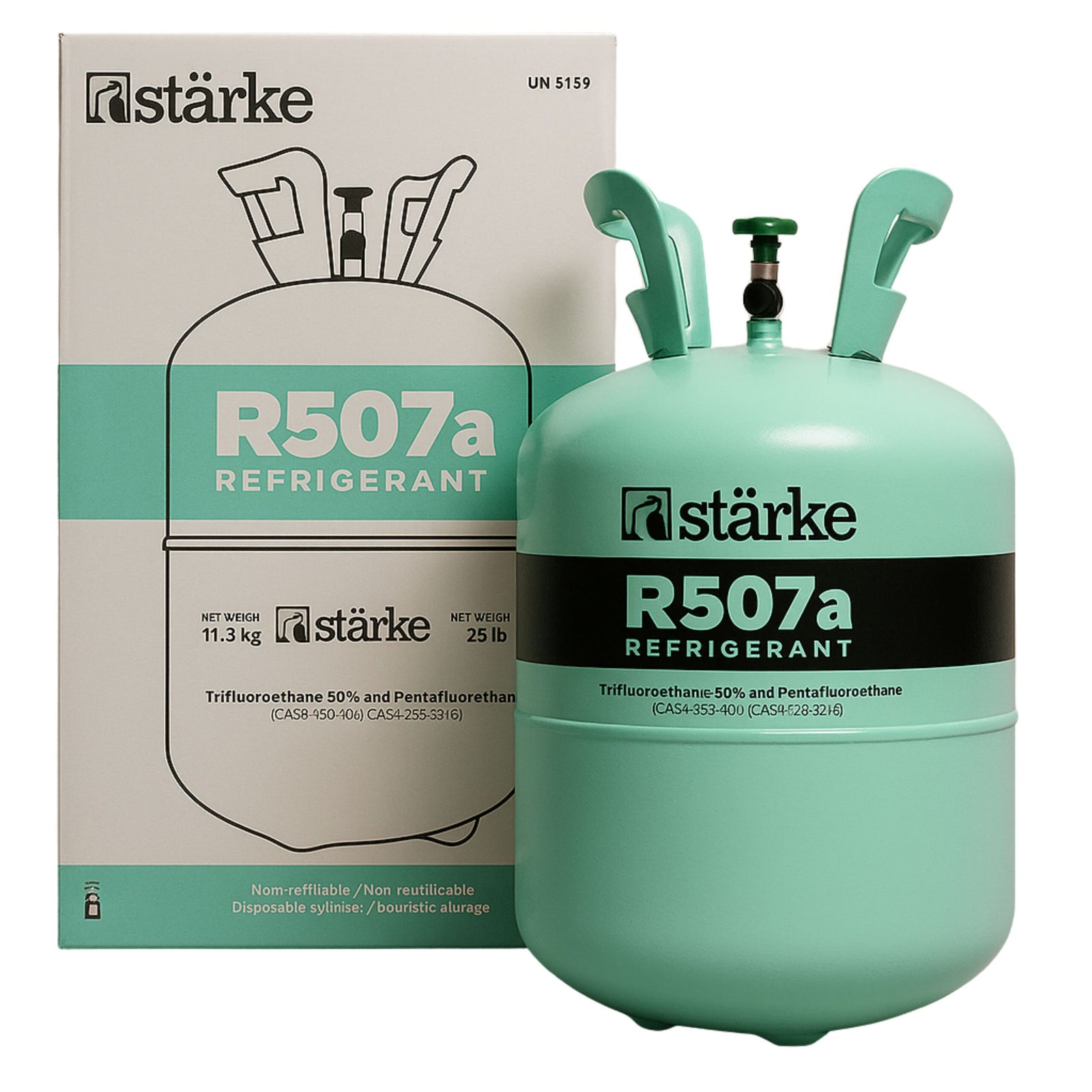 Refrigerant Gas | R507a – 11.3kg for Freezers & Cold Storage | Starke