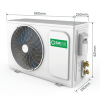 9000 BTU Non-Inverter Midwall Split Aircon + 3m Pipe Kit, Calibre Series (view 3)