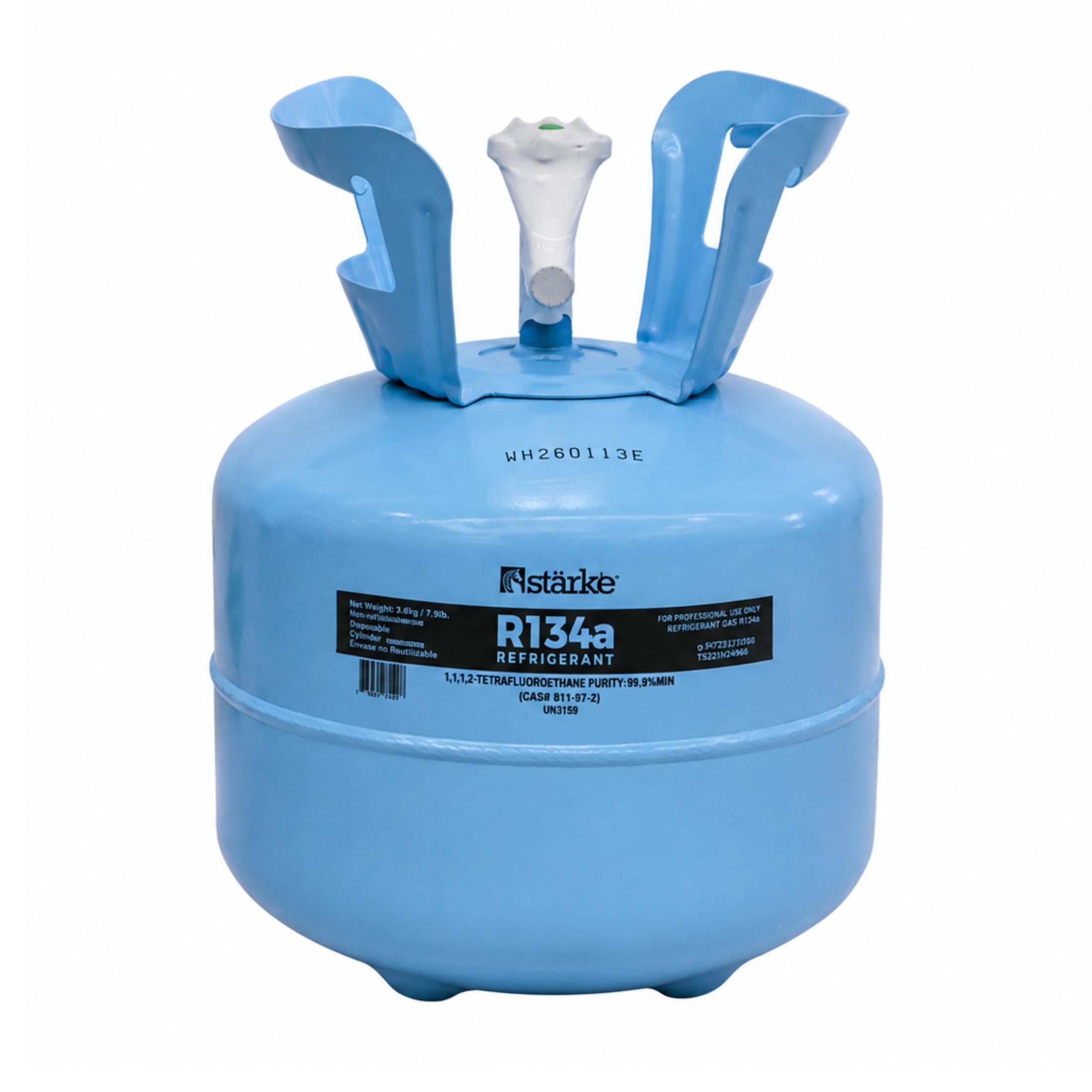 Starke R134a refrigerant gas 3.4kg disposable cylinder