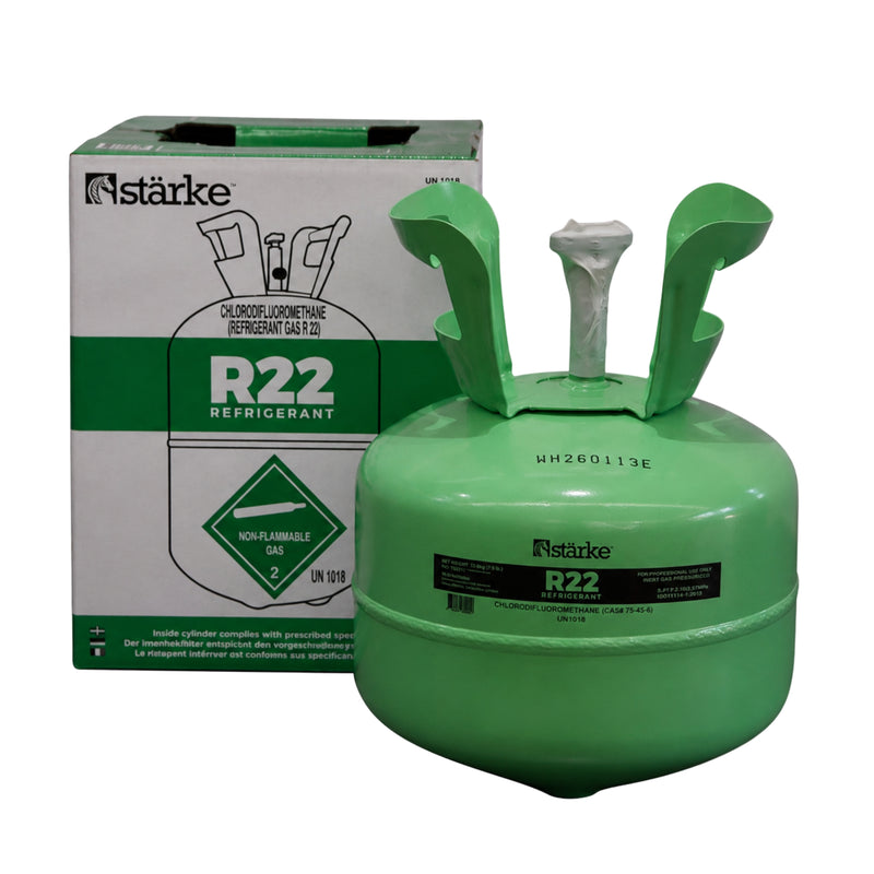 Starke R22 refrigerant gas 3.4kg cylinder with retail box