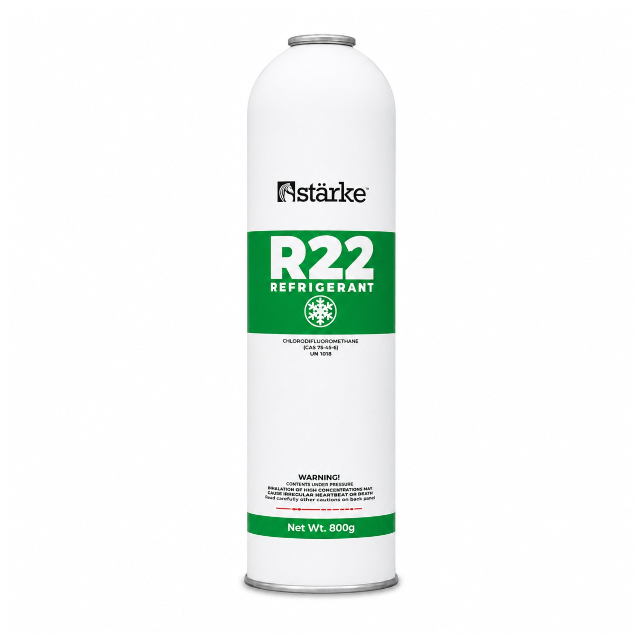 Starke R22 refrigerant gas 800g long can