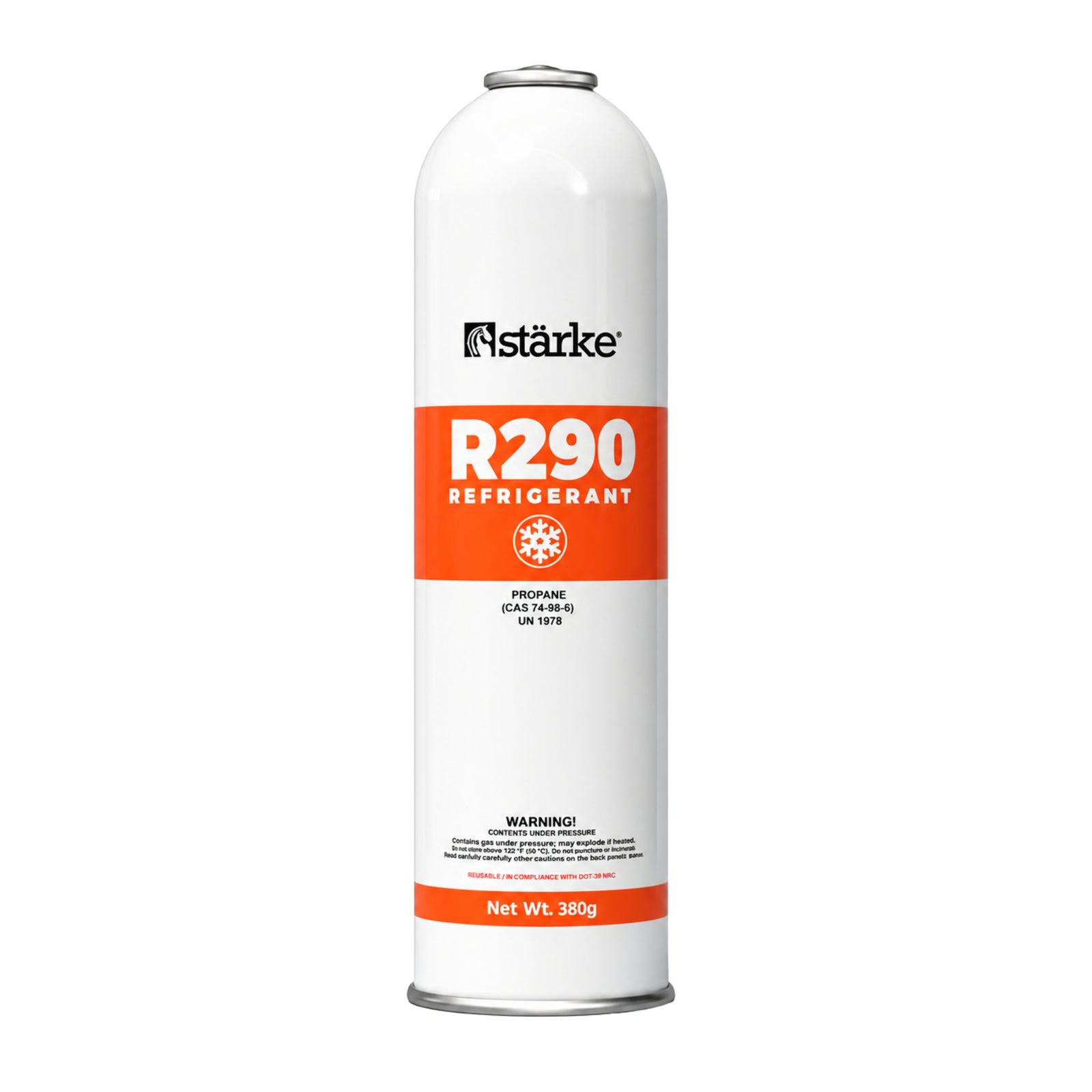 Starke R290 refrigerant gas 380g long can